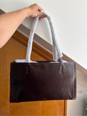 Stand Oil Oblong Bag in Marron BNWT
